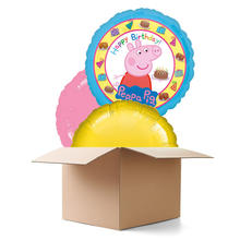 SALE Ballongrsse Happy-Birthday / Herzlichen Glckwunsch Peppa Wutz, 3 Ballons