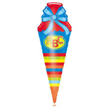 Folienballon ABC Schultte, ca. 25x76 cm