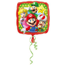SALE Folienballon SuperMario Family, 43cm
