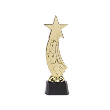 Trophe Shooting Star, gold/schwarz, ca. 25cm