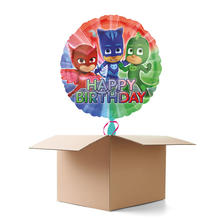 Ballongrsse PJ Mask Happy-Birthday / Herzlichen Glckwunsch, 1 Ballon