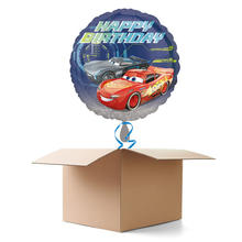Ballongrsse Cars Happy Birthday, 1 Ballon