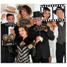 Photo Booth Set Hollywood, 12-teilig