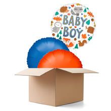 Ballongrsse Baby Boy Woodland, 3 Ballons