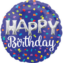 SALE Folienballon Happy Birthday Ballon Buchstaben