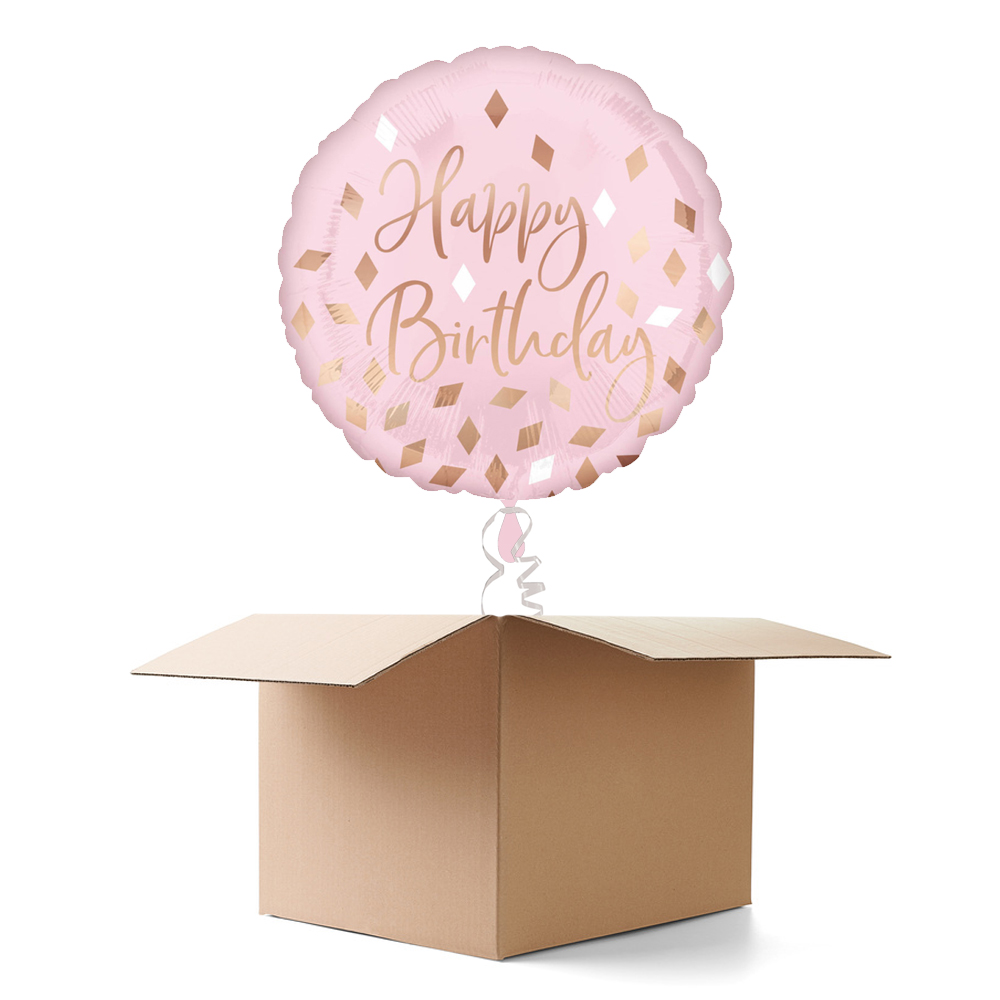 Ballongrsse Blush Birthday, 1 Ballon