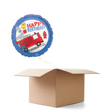 Ballongrsse Feuerwehr Happy Birthday, 1 Ballon