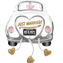 Folienballon SuperShape Just Married Auto