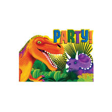 SALE Einladungskarten Dinosaurier Party, 8 Stk.