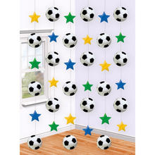 SALE Girlande Fuball-Party, 6 Stck  2 m