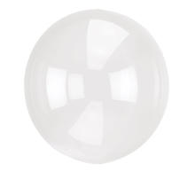 Folienballon Seifenblase Kristall Klar, ca. 35 cm