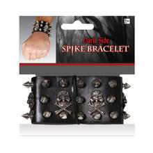 SALE Armband Punk, mit Stacheln und Totenkpfen