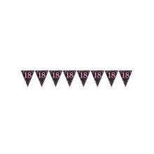 Wimpelkette Sparkling pink Happy Birthday 18