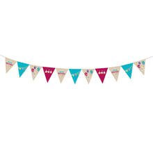 Wimpelkette Happy Birthday, 4m