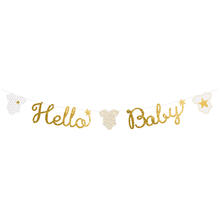 SALE Buchstaben-Girlande Hello Baby, ca. 1,60m