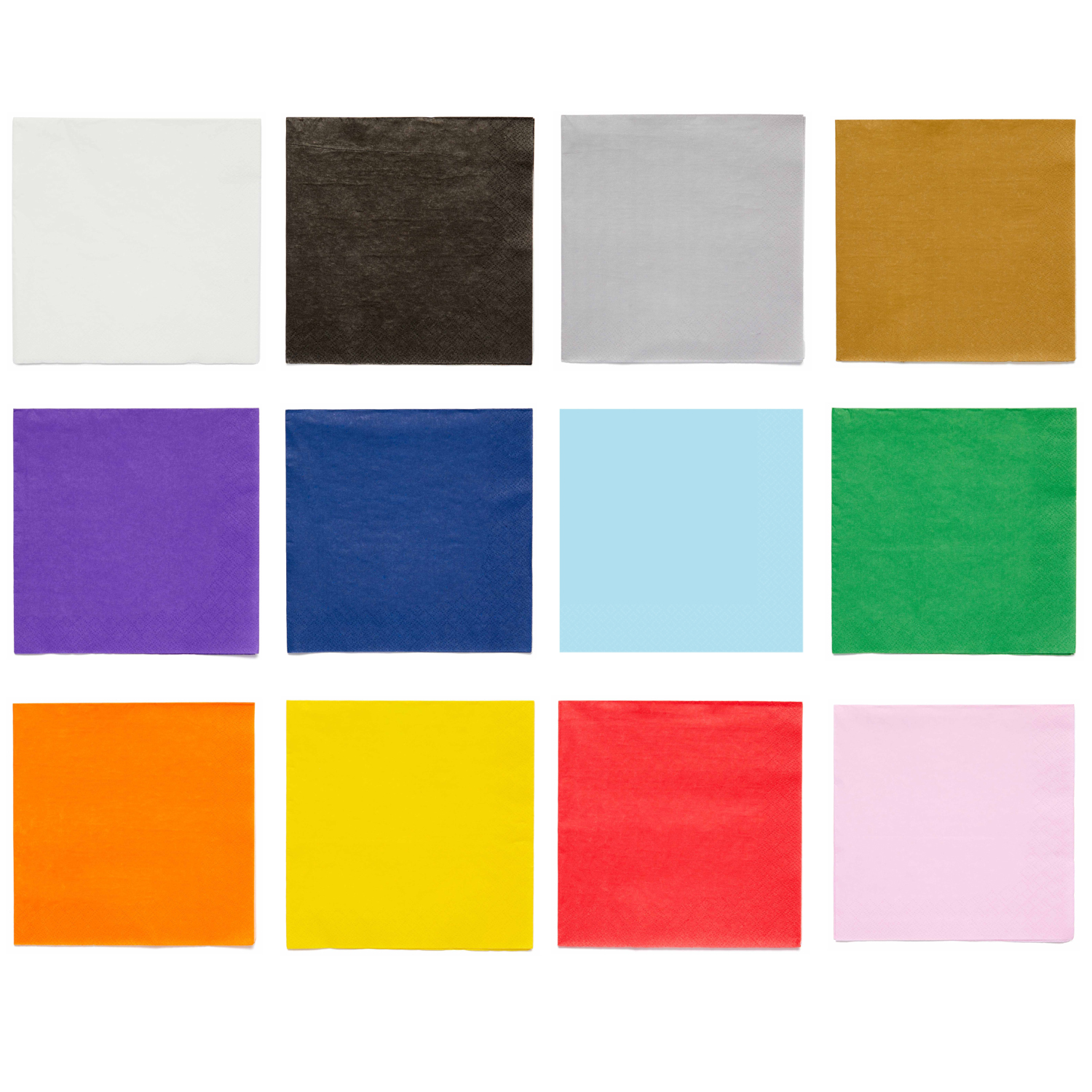 NEU Servietten unifarben, ca. 33x33cm, 20 Stück - verschdene Farben