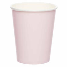 NEU Papp-Becher unifarben, ca. 237ml, rosa, 8 Stck