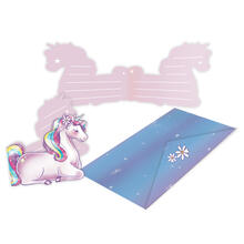 SALE Einladungskarten Einhorn, 8 St�ck