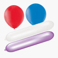 Luftballons versch. Farben u. Formen, 50 Stk.