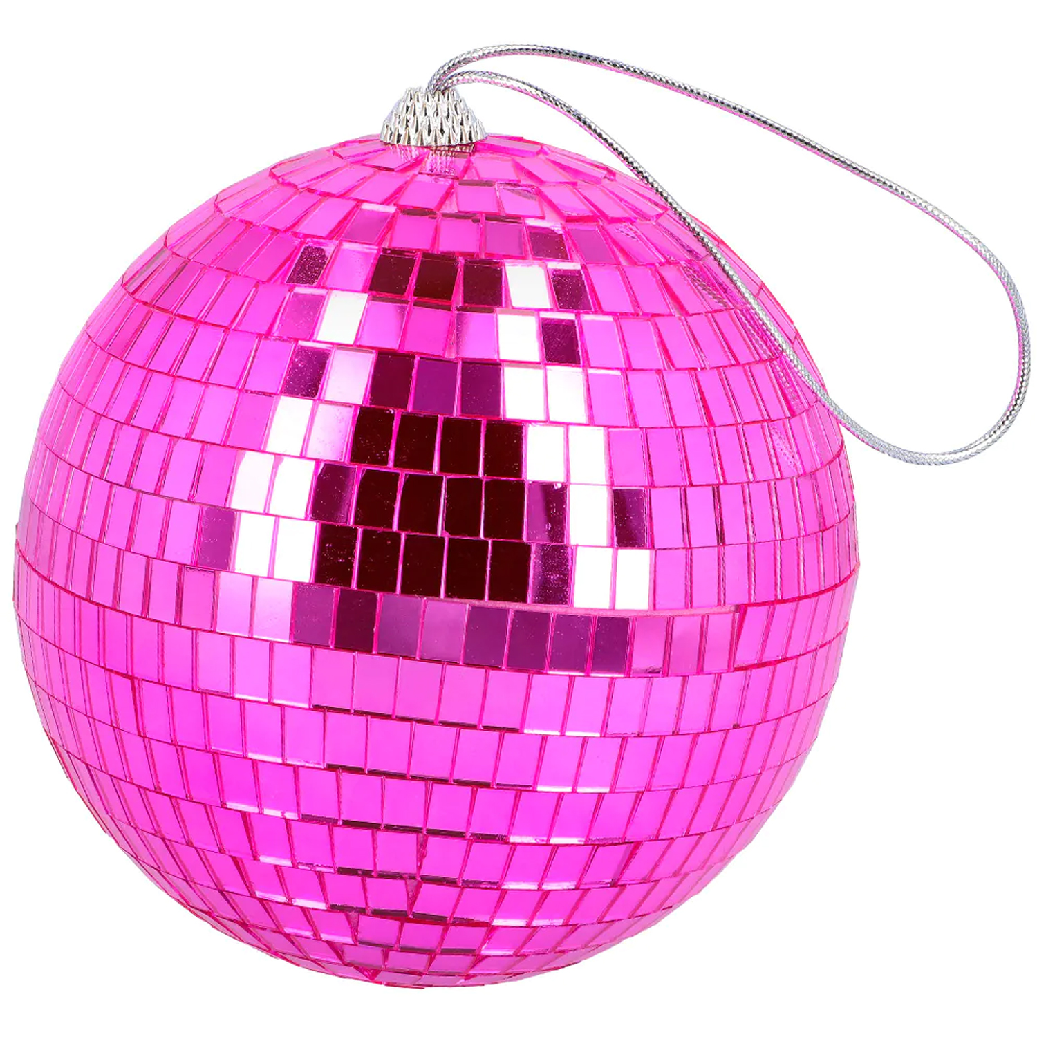 NEU Deko Discokugel 15cm, mit Aufhnger, pink