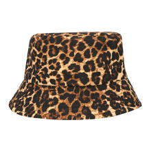 Hut Bucket-Hat Leopard, Braun