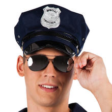 Brille Polizei, verspiegelt