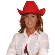 SPARPACK! Hut Cowboy Classic Filz, rot 6 Stk.