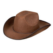 Hut Cowboy Classic Color aus Filz, braun