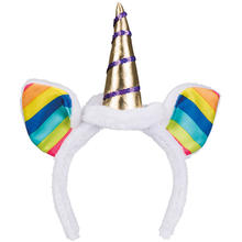 Haarreif Regenbogen-Einhorn