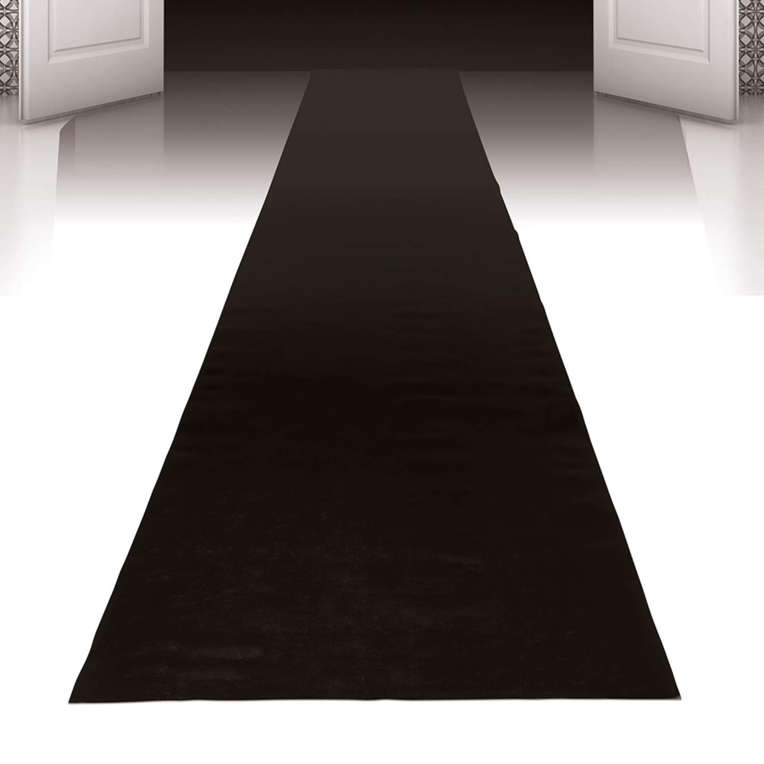 NEU Lufer/Teppich, schwarz, 450x60 cm