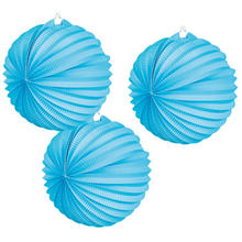 SALE SPARPACK! Lampions blau,  23cm, 24 Stck