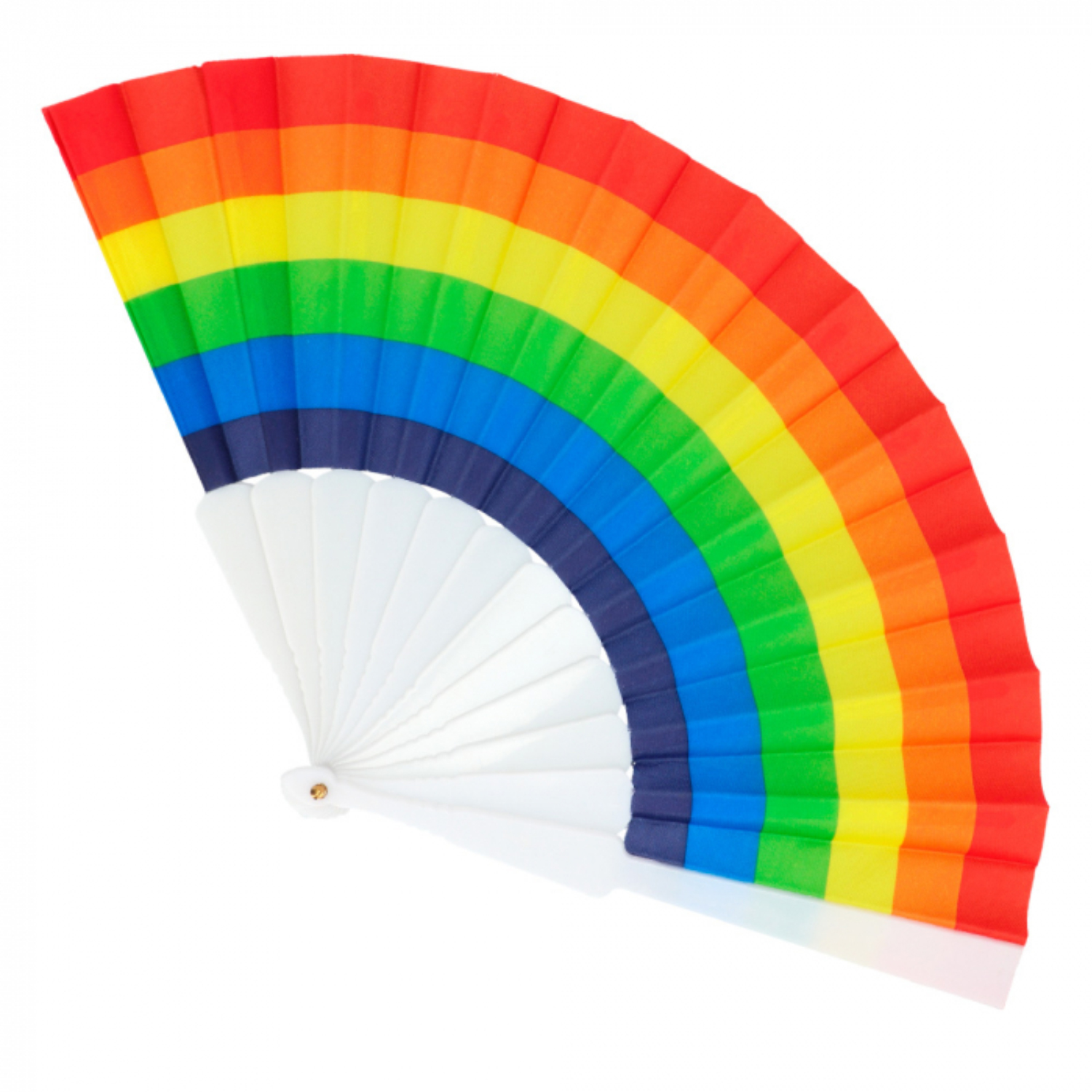 NEU Fächer Regenbogen Pride, ca. 23cm