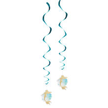 SALE Dekoration Swirls Meerjungfrau, 2 St�ck, 85 cm