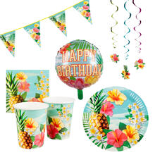 Partyserie Paradies / Sommer-Hawaii-Party - Verschiedene Produkte