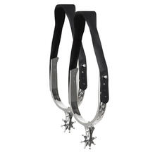 NEU Westernsporen Cowboy / Cowgirl, grenverstellbar, silber, 2 Stck