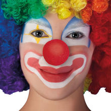 Nase Clown aus Schaumstoff, 12 Stck, rot