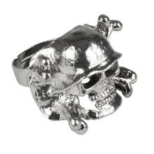 SALE Ring Pirat mit Totenkopf, grenverstellbar
