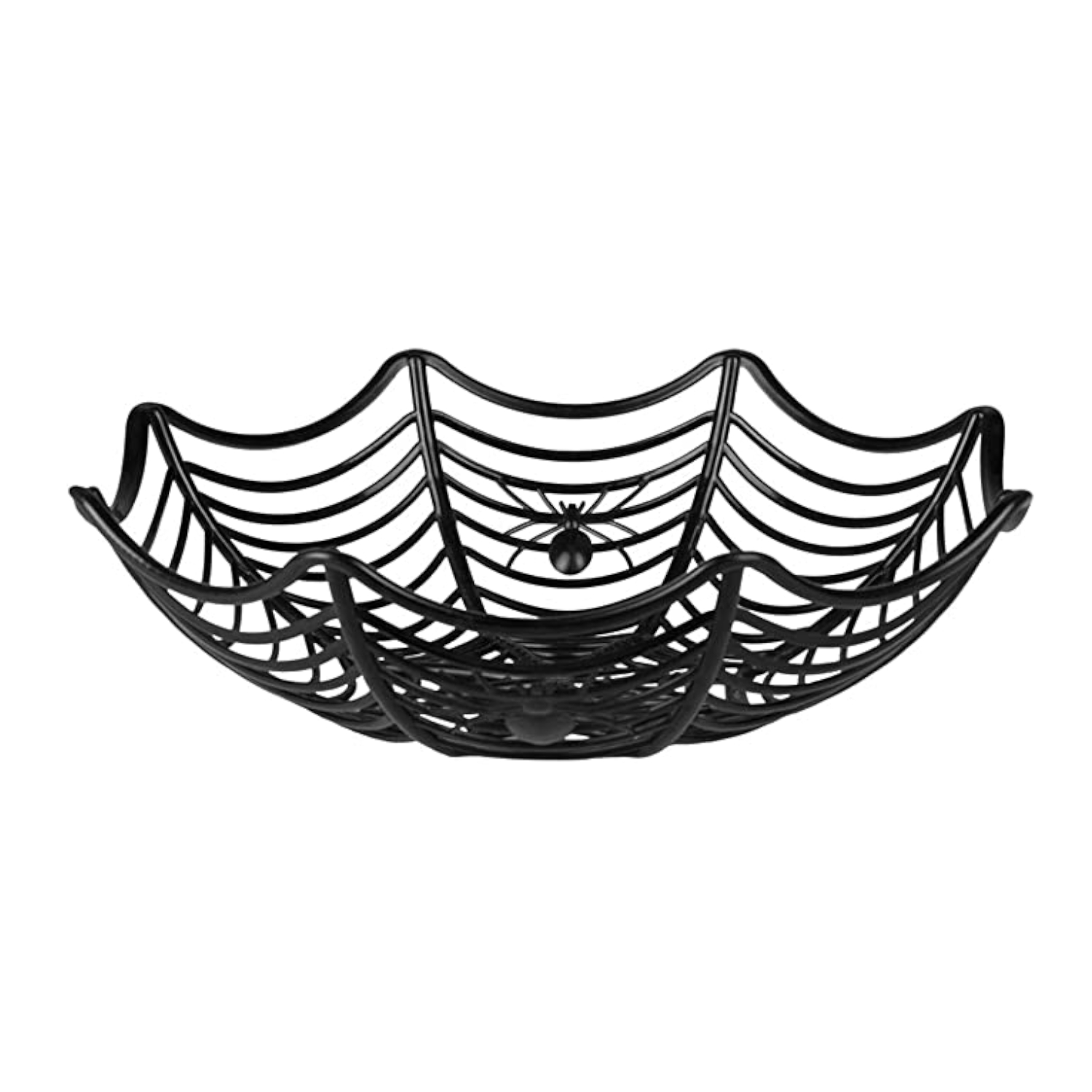 Korb Halloween Spinnennetz, ca. 27 cm