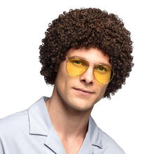 NEU Percke Ricardo, braun, mit kleinen Locken