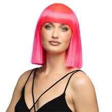 Per�cke Damen Djamilla, Longbob, Premium-Qualit�t, Pink