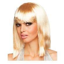 Percke Damen Longbob, Pagenkopf mit Pony, Dance, blond