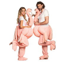 Kostüm Huckepack-Flamingo, Einheitsgröße