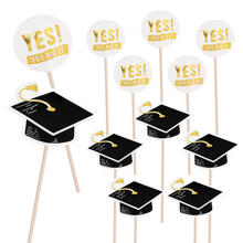 NEU Cocktail-Picker Graduation, 12 St�ck mit verschiedenen Motiven