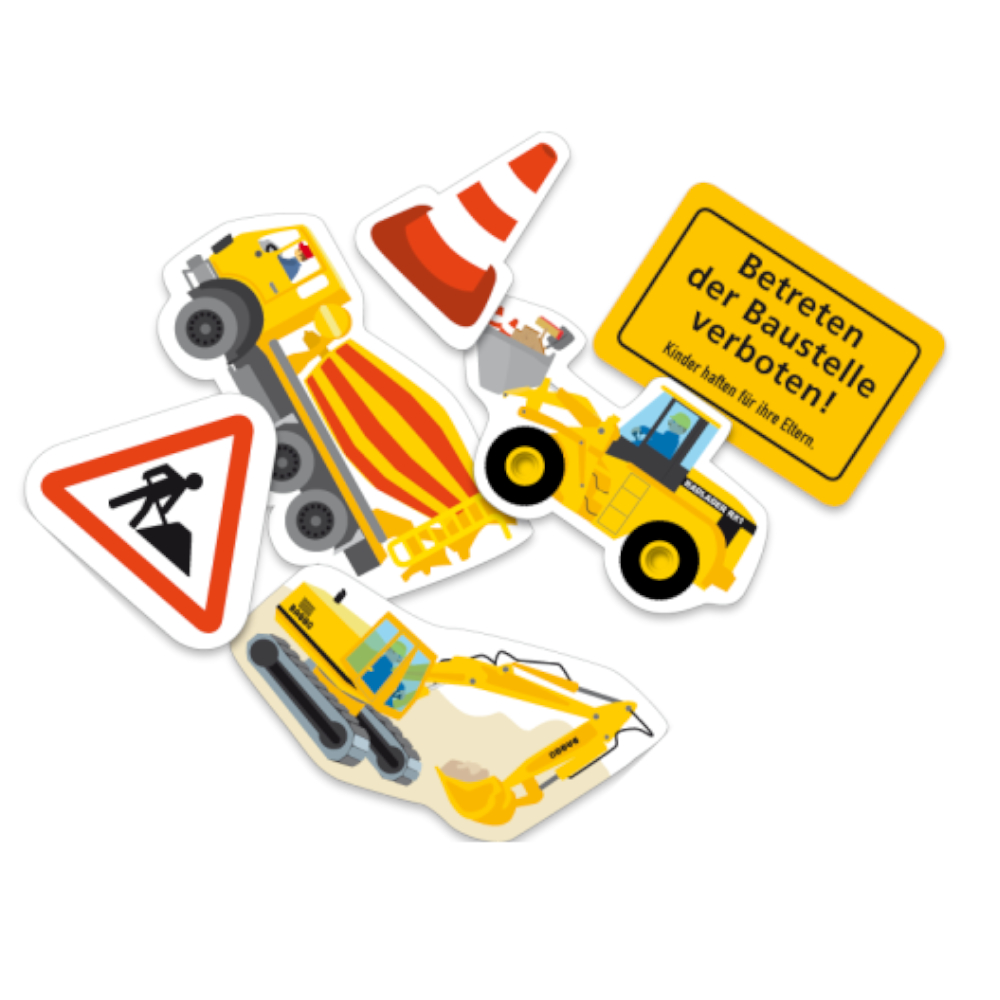 SALE Konfetti Baustelle XXL, 24-tlg.