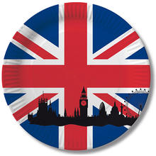 SALE Teller England, 10 Stk,  23 cm