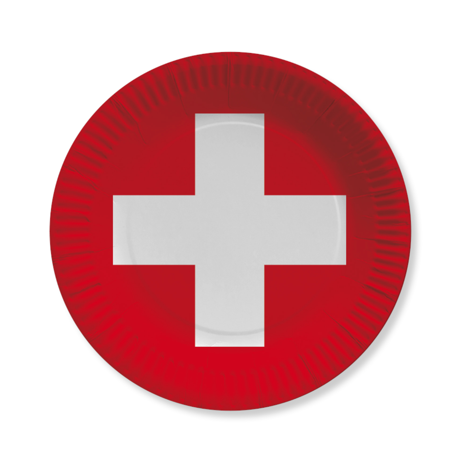 SALE Teller Schweiz, 10 Stck,  23 cm