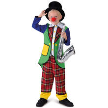 NEU Kinder-Kostm Anzug Clown-Pippo, Gr. 116