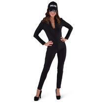 NEU Damen-Kostm Catsuit Jersey, schwarz, Gr. XS