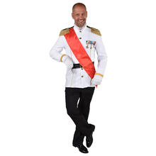 NEU Herren-Kostm Prinz Charming, Uniform wei, Gre S