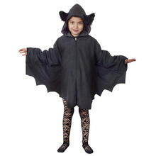 NEU Kinder-Kostüm Fledermaus-Umhang, schwarz, Einheitsgröße bis 116
